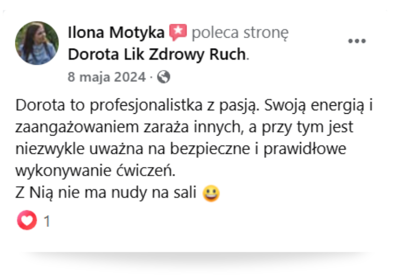 Trener personalny Bemowo Dorota Lik trening personalny Bemowo